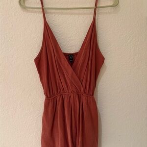 Rust Orange Romper